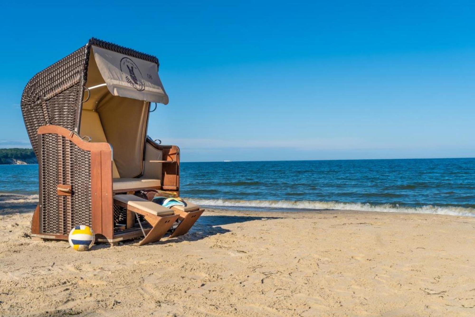 Traumhaftes Appartement - Odins Blick Wohnung 13 , Sauna Und Privatstrand, Blick Zur Ostsee Lobbe Extérieur photo