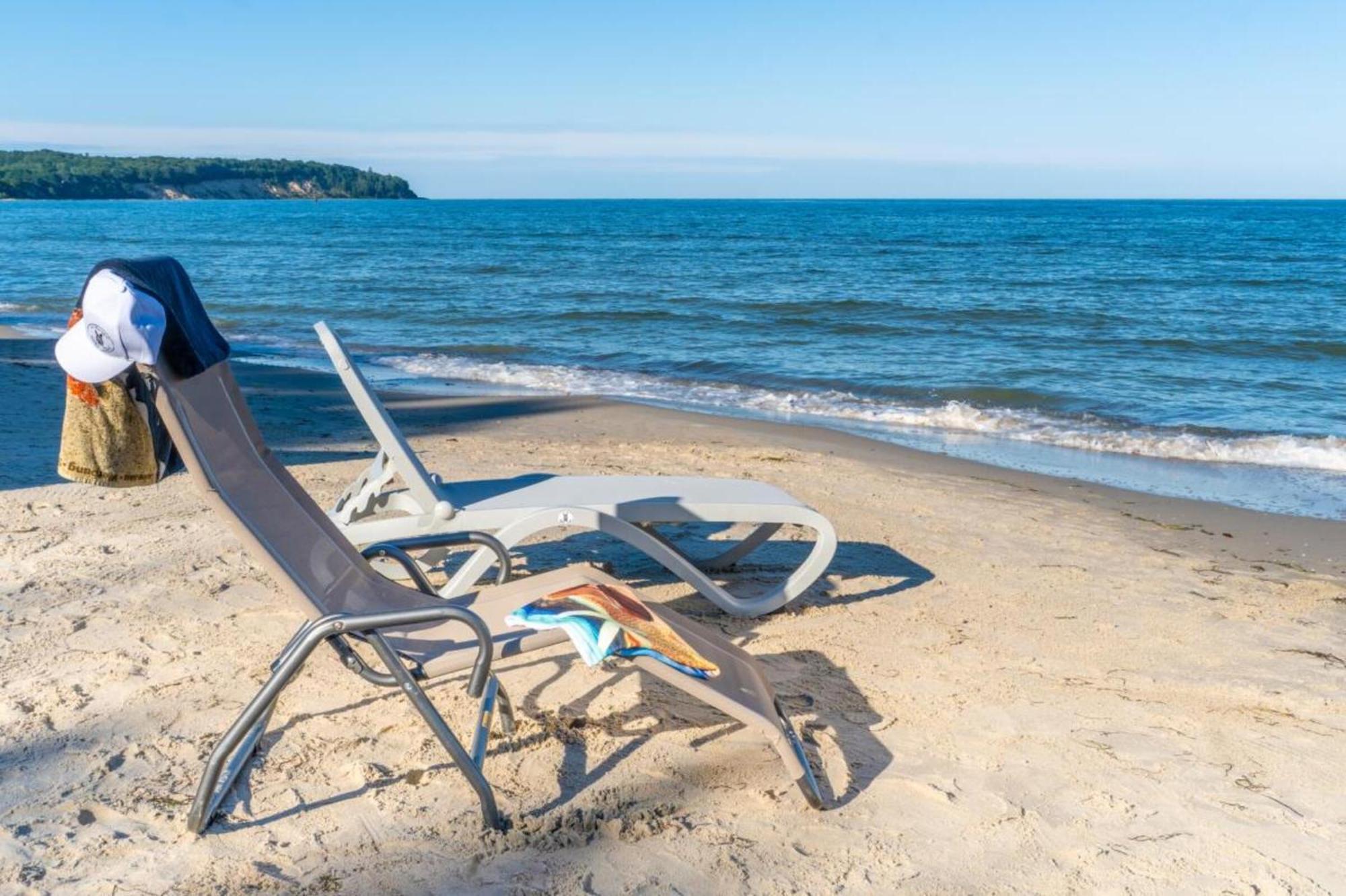 Traumhaftes Appartement - Odins Blick Wohnung 13 , Sauna Und Privatstrand, Blick Zur Ostsee Lobbe Extérieur photo